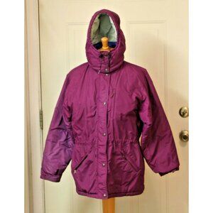 VTG L.L. Bean Penobscot Parka Men’s M Purple 90s Winter Jacket Coat Made in USA